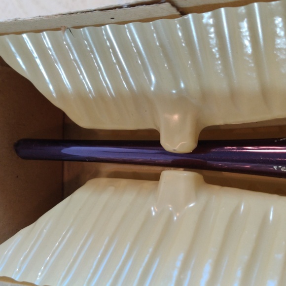 Vintage Christmas Tree Hand Decorated Glass Top by European Craftsman - Picture 6 of 9